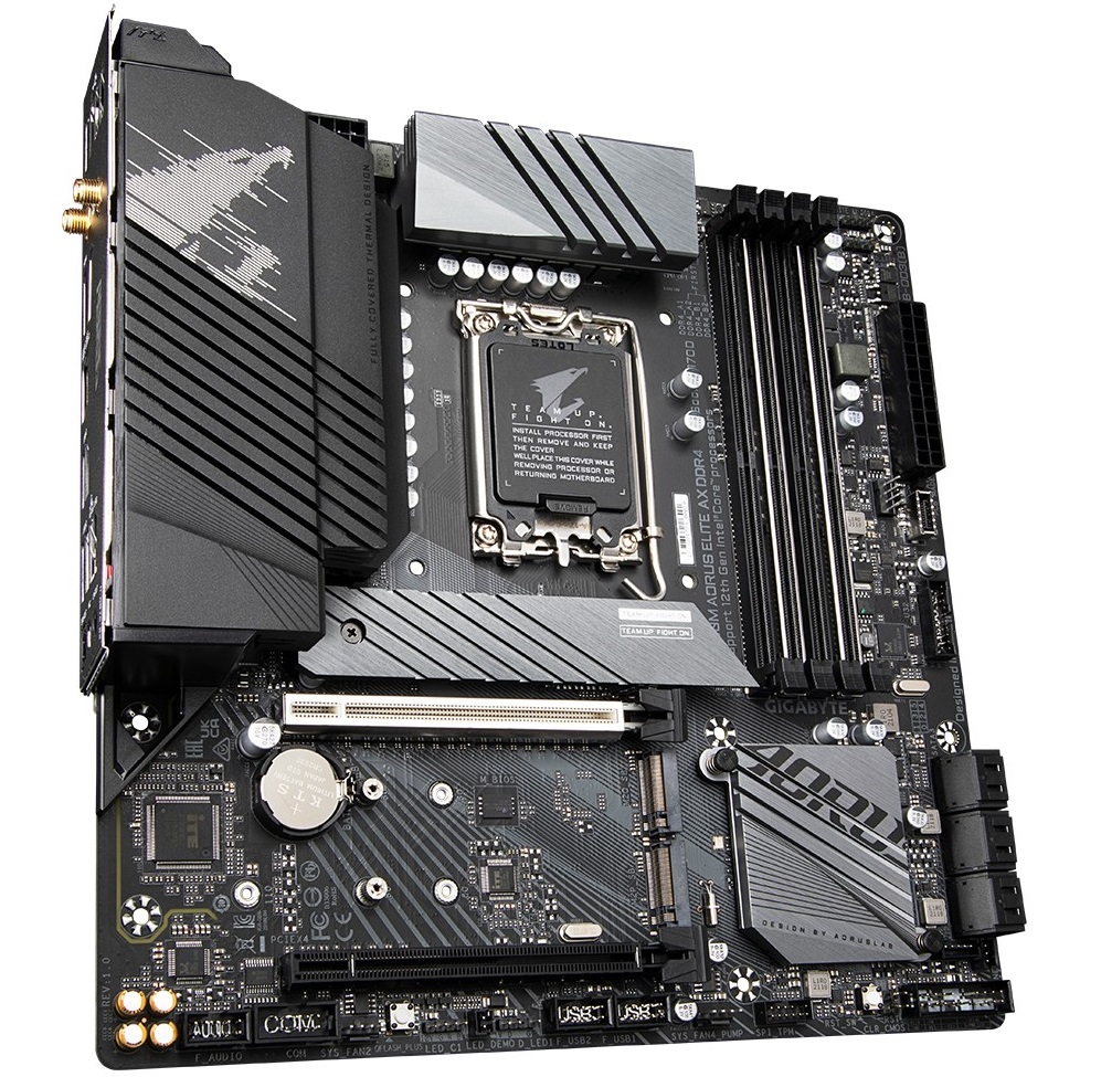 GIGABYTE Z690M Aorus Elite AX & Elite (DDR4) - The Intel Z690